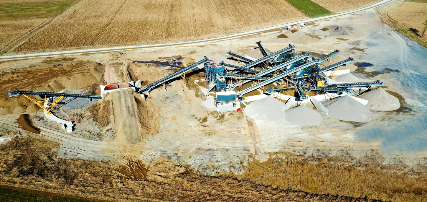 fabo stationary screening crushing plant